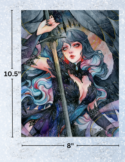 "Dark Lilith" By ©Margaret Morales Decorative Diamond Painting Release Papers