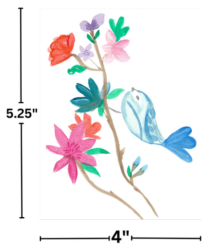 "Blue Bird" by Crafting Journey Decorative Diamond Painting Release Papers