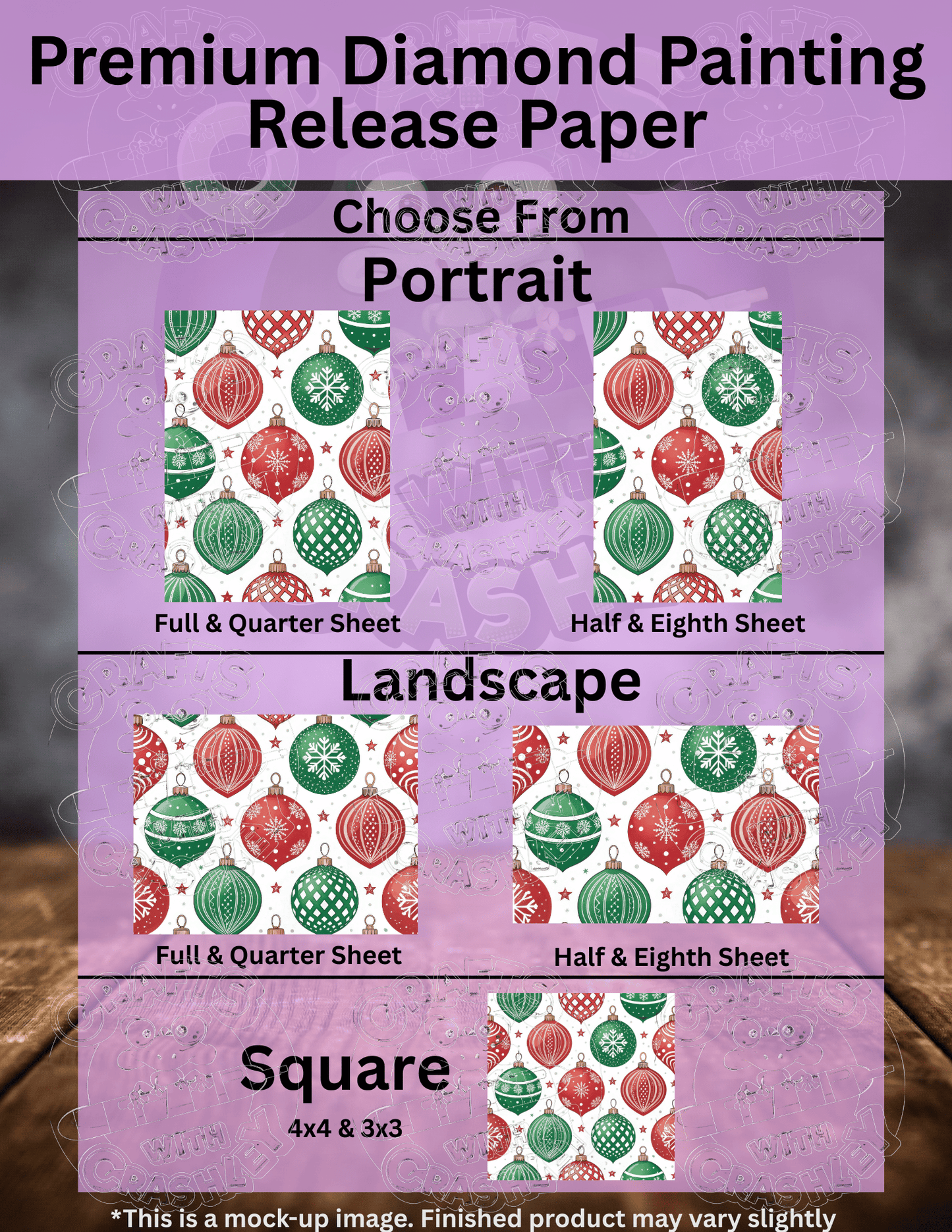 "An Ornamental Holiday" Premium Accessories for Diamond Painting