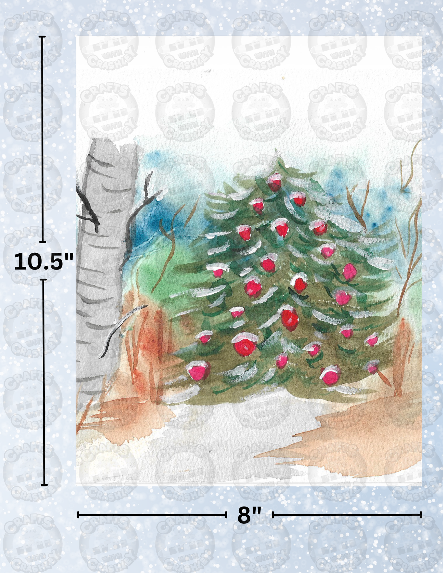 "Vignette Winter" By Crafting Journey Decorative Diamond Painting Release Papers