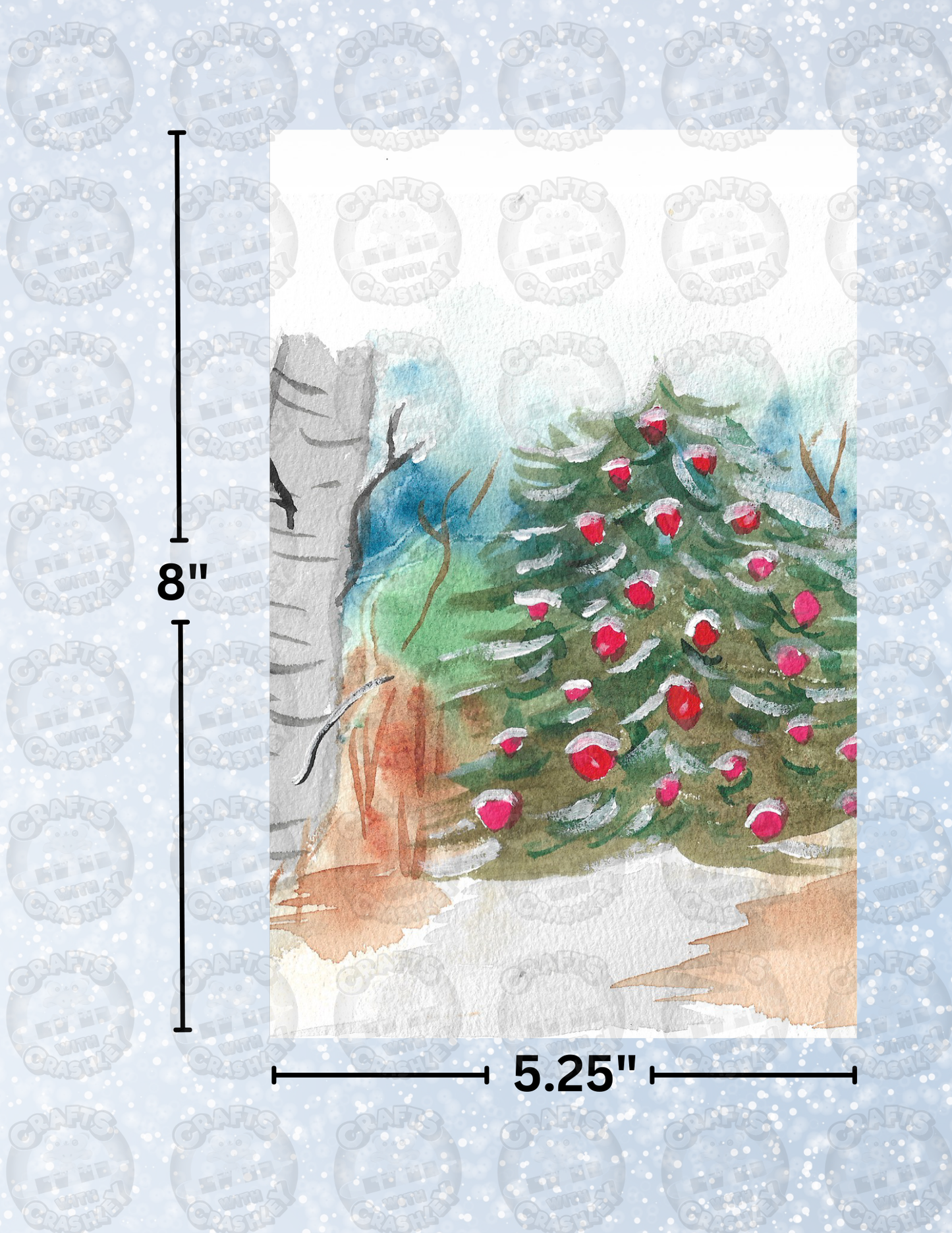 "Vignette Winter" By Crafting Journey Decorative Diamond Painting Release Papers