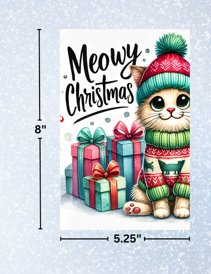 "Meowy Christmas" Decorative Diamond Painting Release Papers