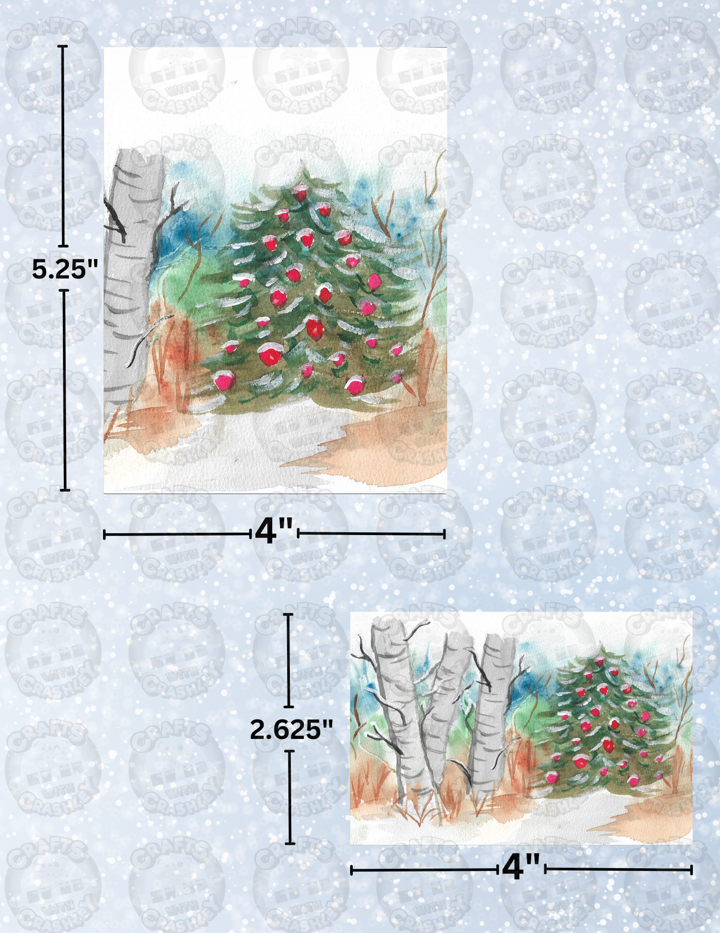 "Vignette Winter" By Crafting Journey Decorative Diamond Painting Release Papers