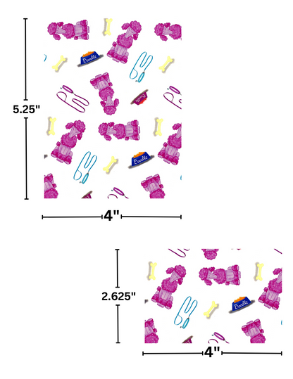 "Doodle the Poodle Sitting" by Kaleena Kollmeier Decorative Diamond Painting Release Papers