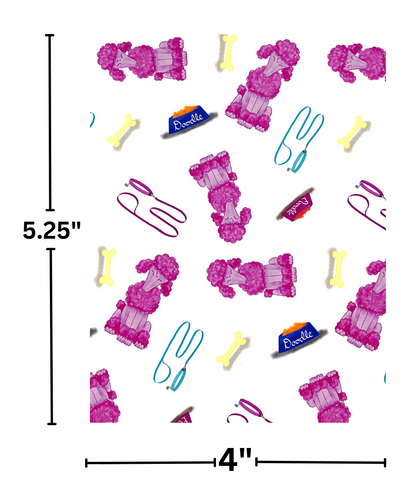 "Doodle the Poodle Sitting" by Kaleena Kollmeier Decorative Diamond Painting Release Papers
