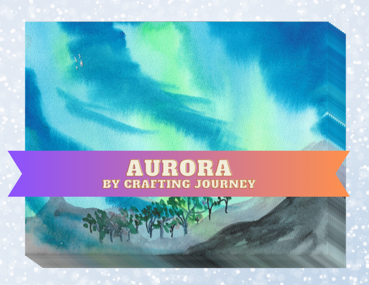 "Aurora" by Crafting Journey Decorative Diamond Painting Release Papers