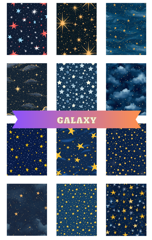 "Galaxy" Premium Diamond Painting Release Papers