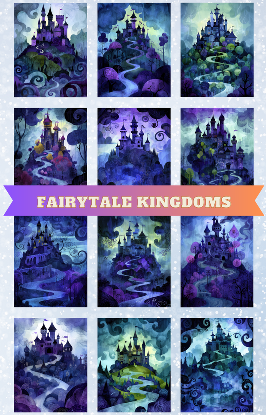 "Fairytale Kingdoms" Premium Diamond Painting Release Papers