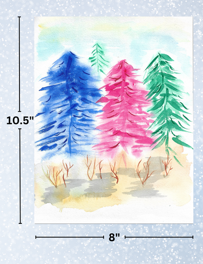 "Sandy Forest" By Crafting and Crime Daily Decorative Diamond Painting Release Papers