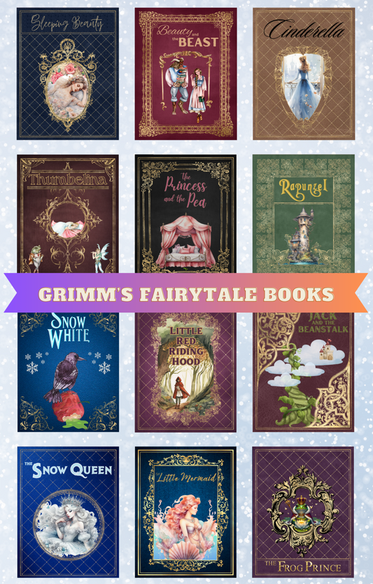 "Grimm's Fairytale Books" Premium Diamond Painting Release Papers