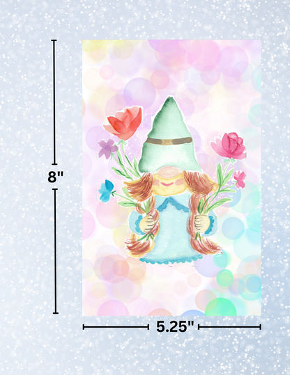 "Spring Gnome" by Crafting Journey Decorative Diamond Painting Release Papers
