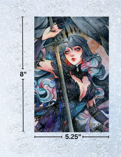 "Dark Lilith" By ©Margaret Morales Decorative Diamond Painting Release Papers