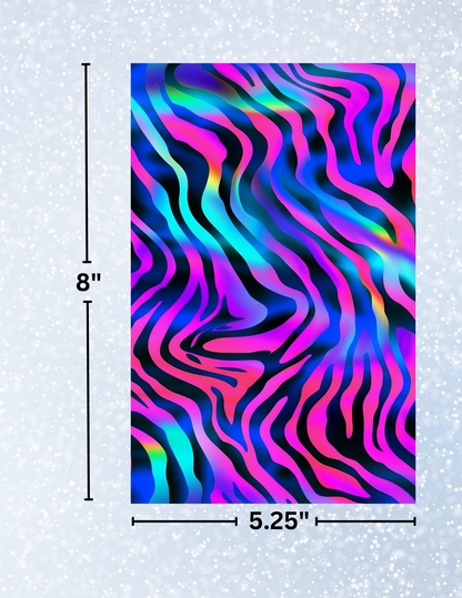 "Vibrant Zebra Stripes" Decorative Diamond Painting Release Papers