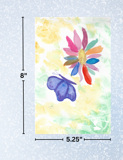 "Curious Butterfly" By Crafting and Crime Daily Decorative Diamond Painting Release Papers