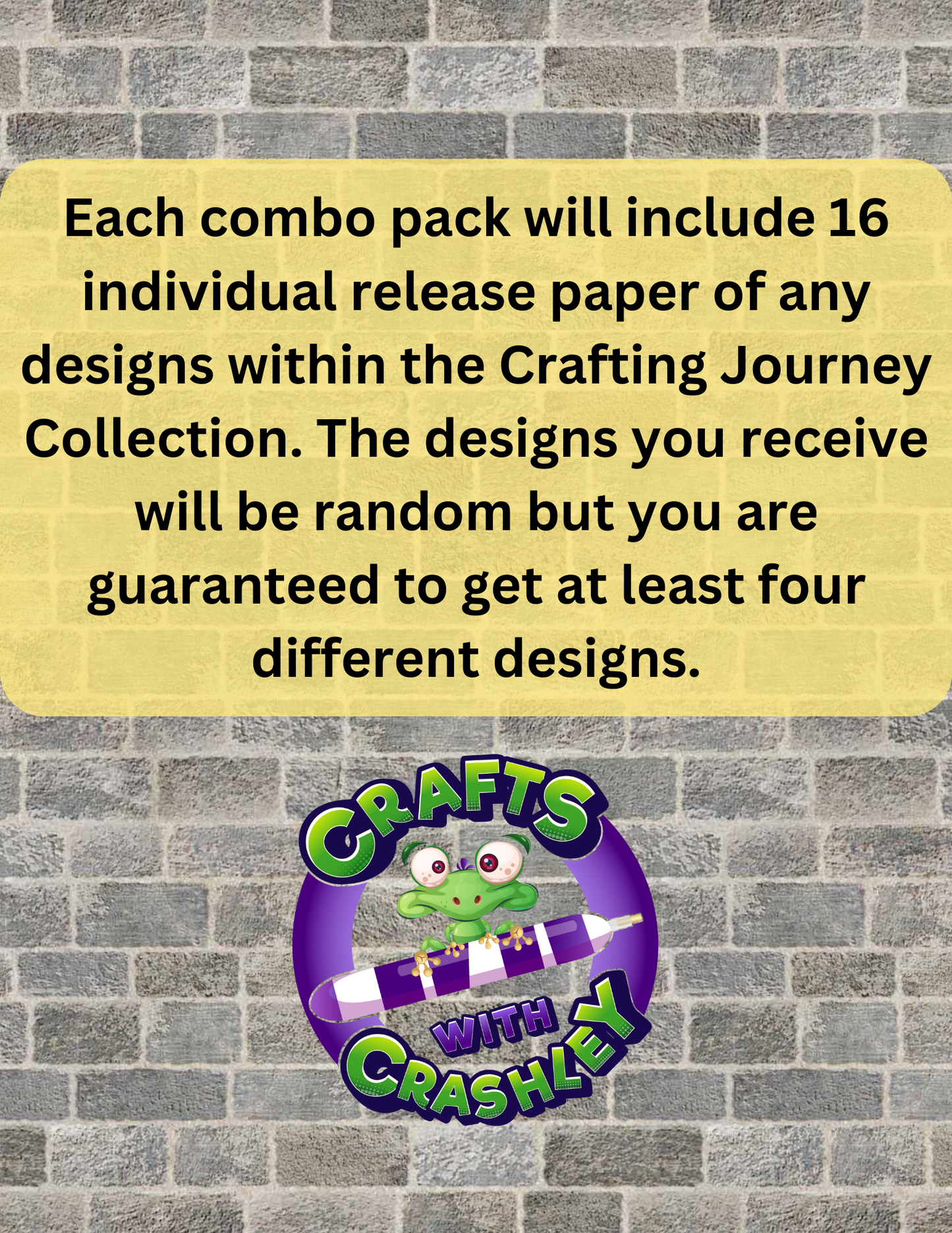 "Crafting Journey Mystery Pack" Premium Diamond Painting Release Papers