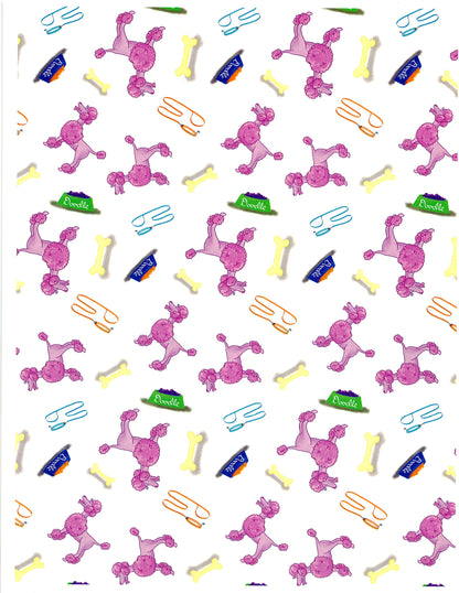 "Doodle the Poodle Standing" by Kaleena Kollmeier Decorative Diamond Painting Release Papers