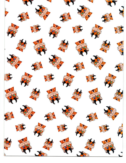 "Devil Roxy" by Mrs Coffee Decorative Diamond Painting Release Papers