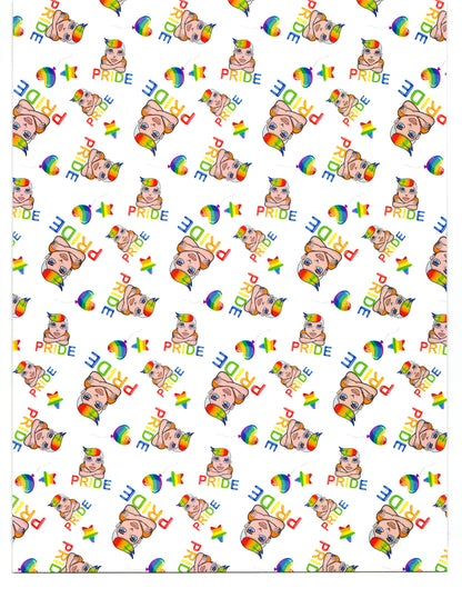 "Pride 1" by Mrs Coffee Decorative Diamond Painting Release Papers
