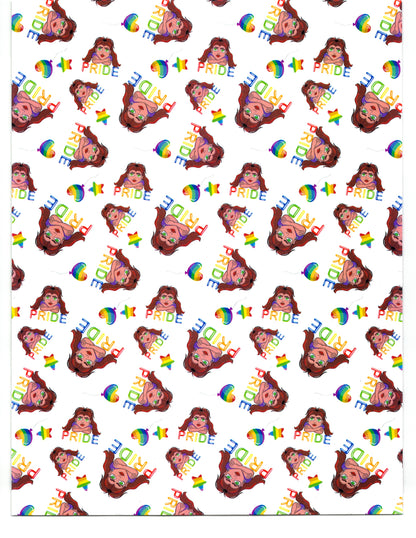 "Pride 3" by Mrs Coffee Decorative Diamond Painting Release Papers