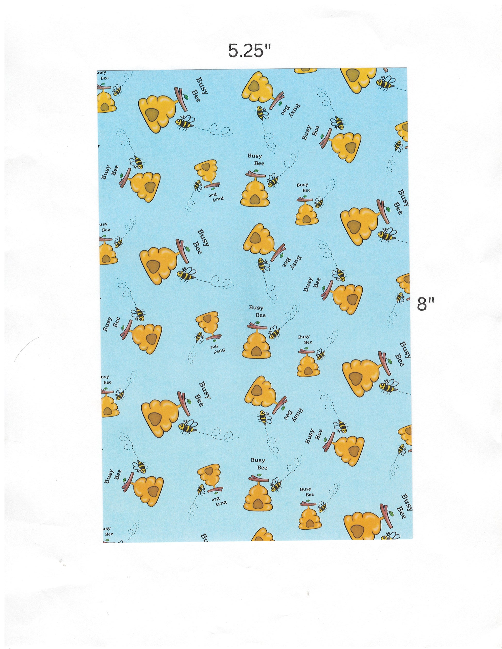 Busy Bees Wrapping Paper by Elsys Art