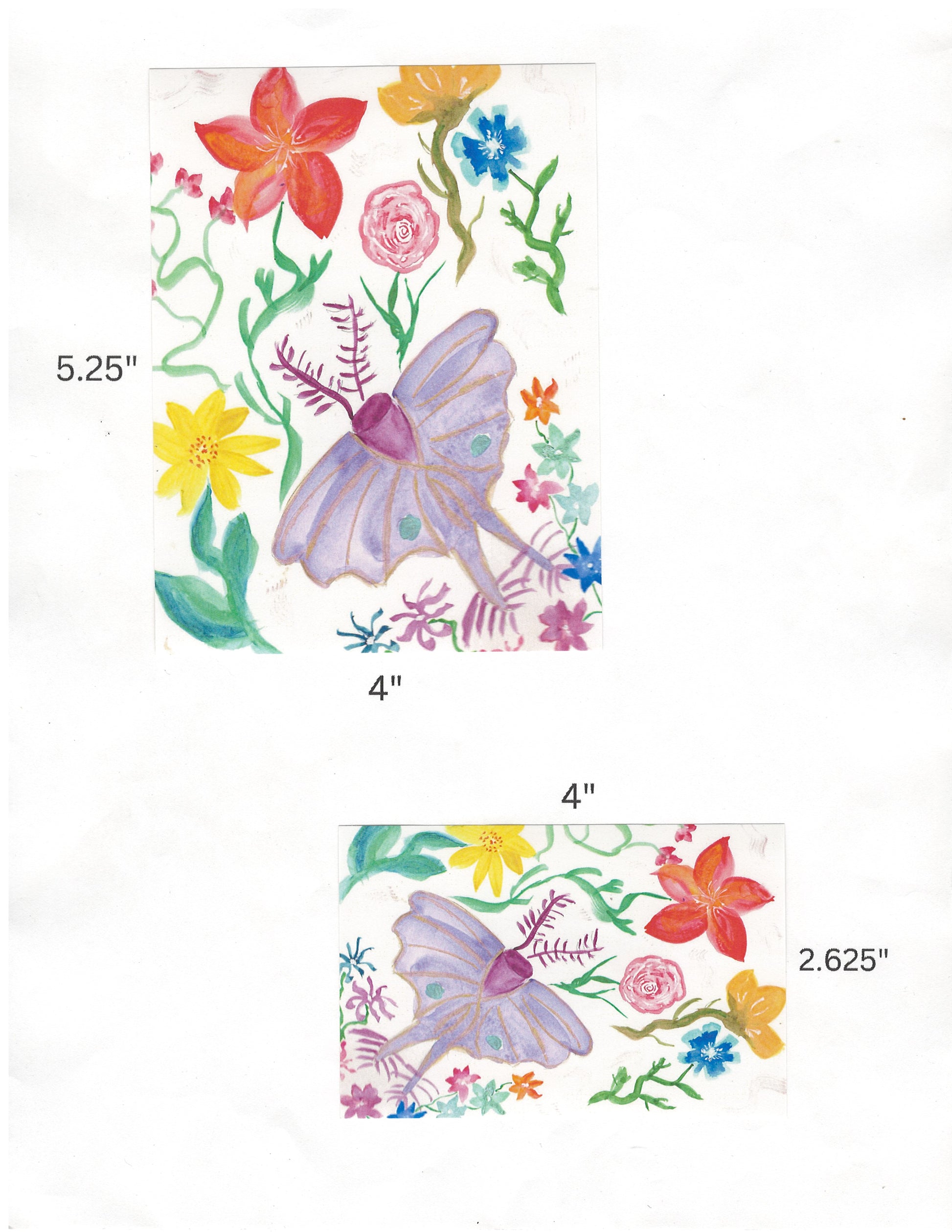 Butterfly Flowers Diamond Painting Artistic Design Embroidery
