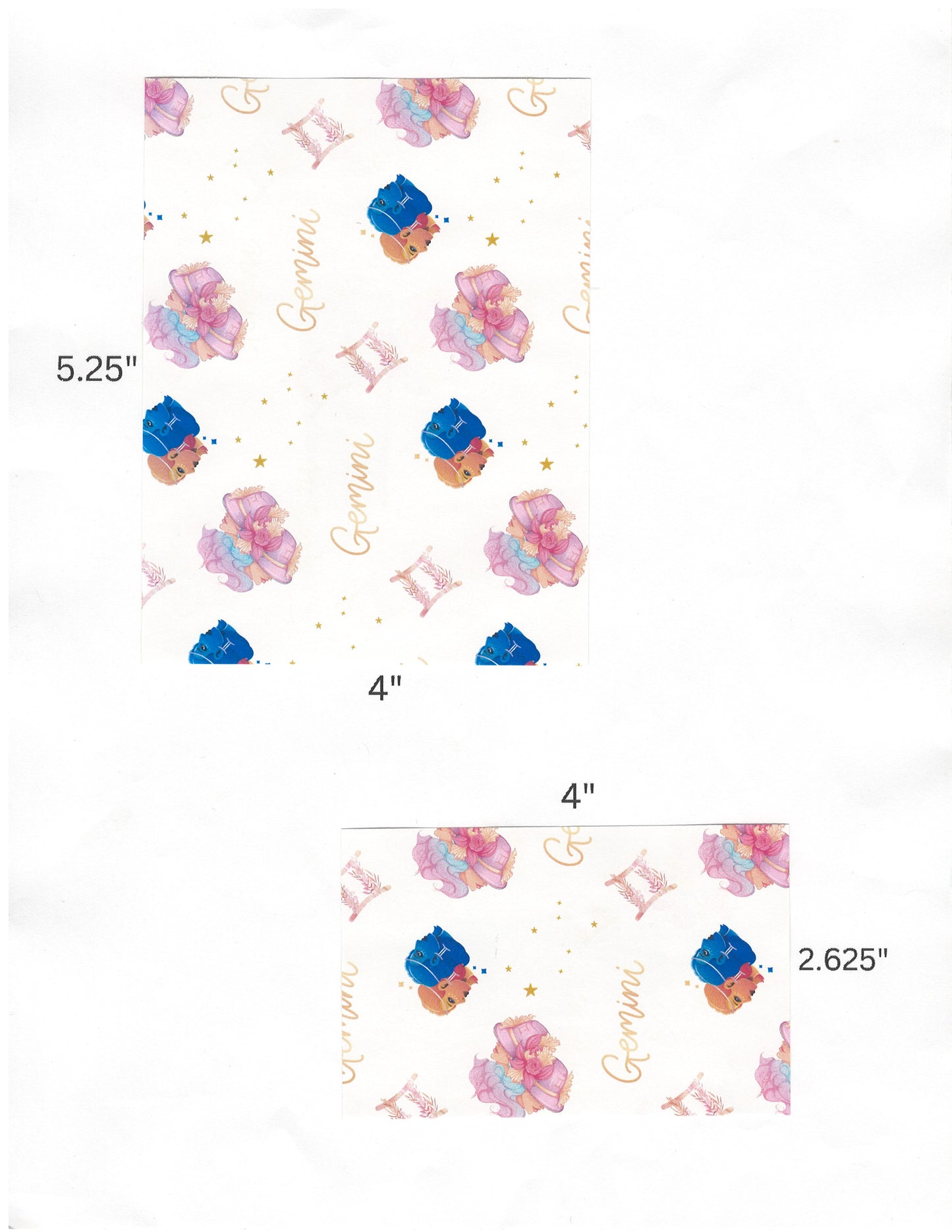 "Gemini" Decorative Diamond Painting Release Papers