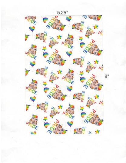 "Pride 1" by Mrs Coffee Decorative Diamond Painting Release Papers