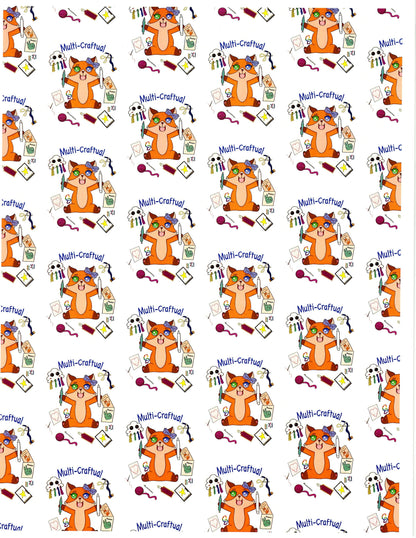 "Multi-Craftual" by Mrs Coffee Decorative Diamond Painting Release Papers