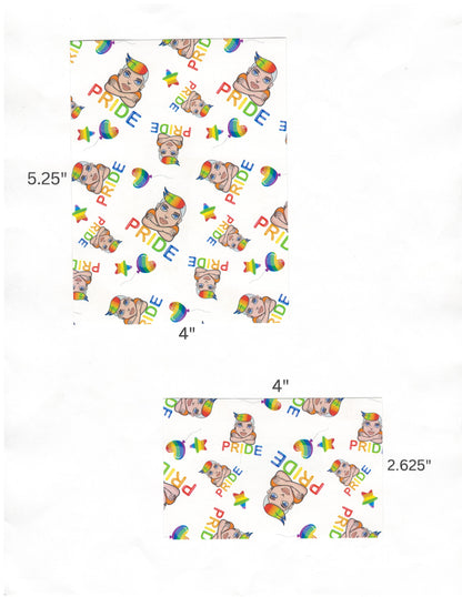 "Pride 1" by Mrs Coffee Decorative Diamond Painting Release Papers