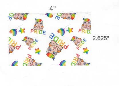 "Pride 1" by Mrs Coffee Decorative Diamond Painting Release Papers