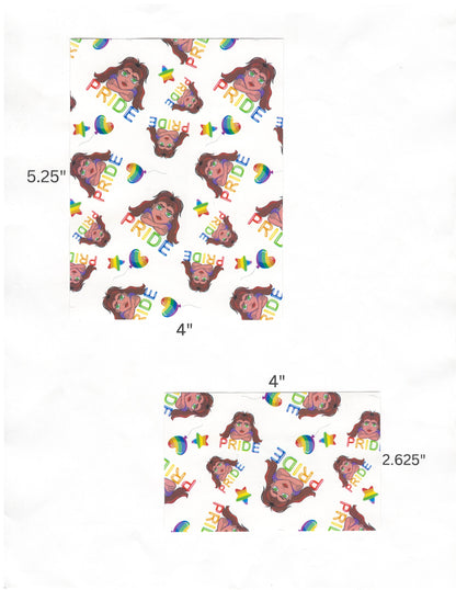 "Pride 3" by Mrs Coffee Decorative Diamond Painting Release Papers