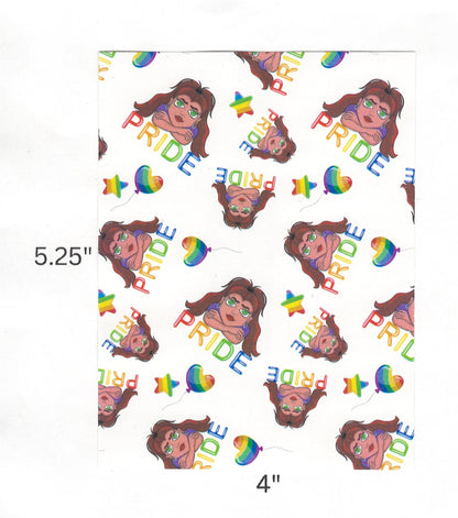 "Pride 3" by Mrs Coffee Decorative Diamond Painting Release Papers