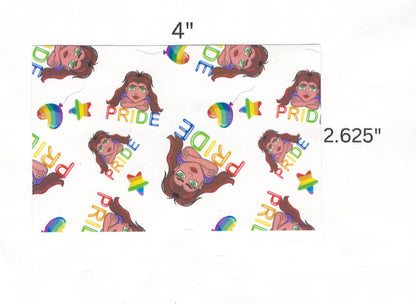 "Pride 3" by Mrs Coffee Decorative Diamond Painting Release Papers