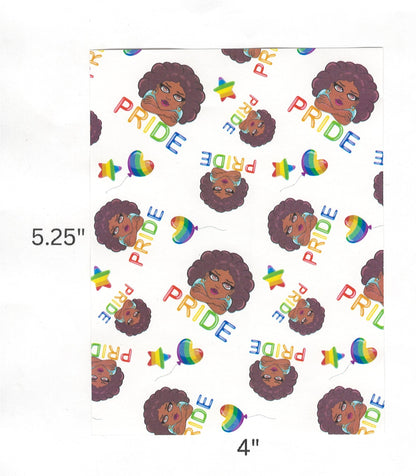 "Pride 4" by Mrs Coffee Decorative Diamond Painting Release Papers