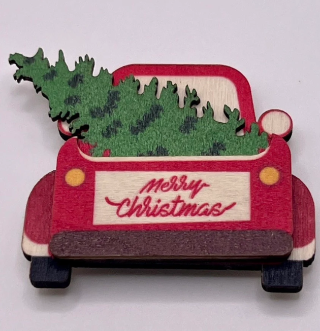 Large Wooden Christmas Truck Coverminder