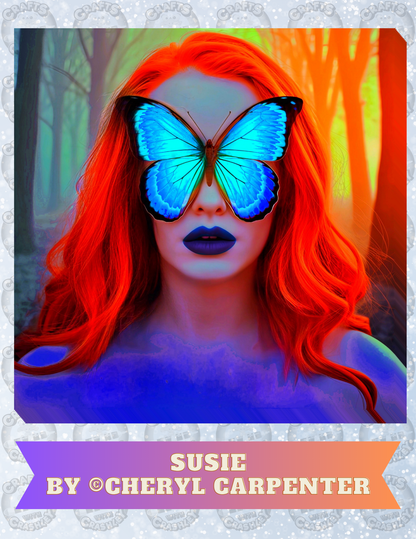 "Susie" by ©Cheryl Carpenter Decorative Diamond Painting Release Papers