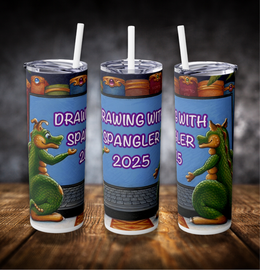 Drawing with Spangler by ©Randal Spangler Event 20oz Skinny Tumbler