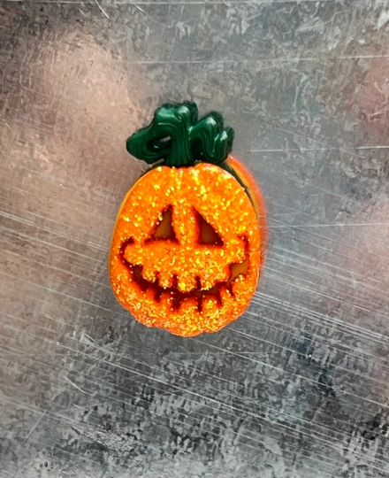 Halloween Glitter Pumpkin Coverminders