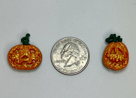 Halloween Glitter Pumpkin Coverminders