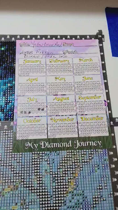"My Diamond Painting Annual Tracker" Premium Accessories for Diamond Painting