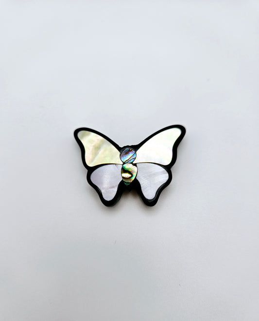 Yellow and White Mother of Pearl Butterfly Coverminder