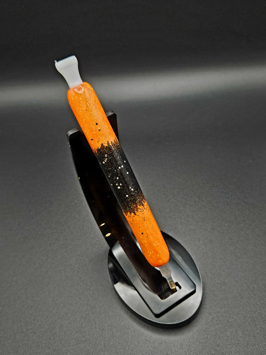 Orange & Black Glitter Diamond Painting Pen