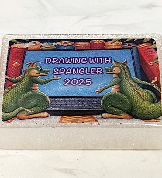 Drawing with Spangler 2025 By ©Randal Spangler Limited Edition Coverminder