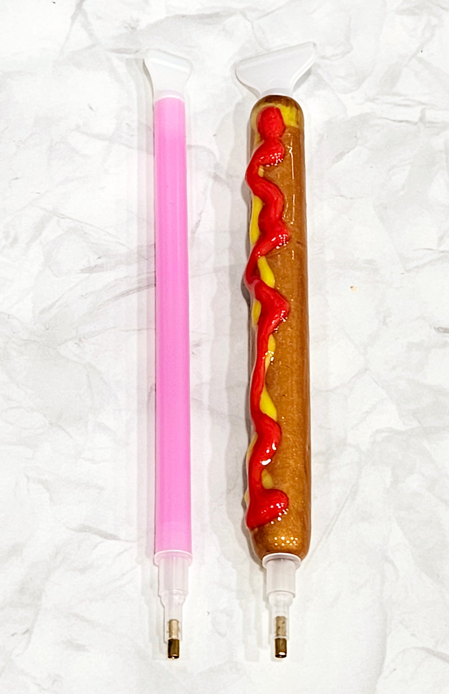 Hotdog Diamond Painting Pen & Pen Pillow