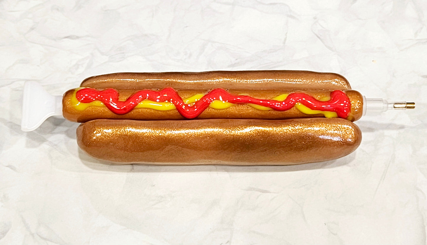 Hotdog Diamond Painting Pen & Pen Pillow