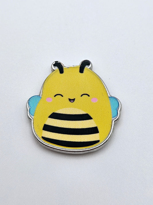 Squishmallow Bee Charm Repurposed into Coverminder