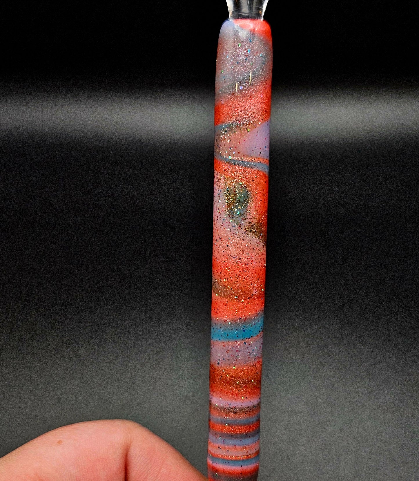 Red & Blue Marble Diamond Painting Pen