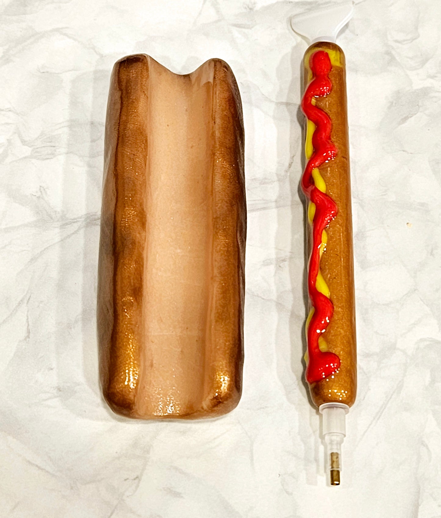 Hotdog Diamond Painting Pen & Pen Pillow