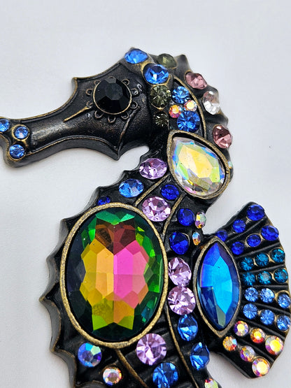 Fancy Blinged Sea Horse Coverminder