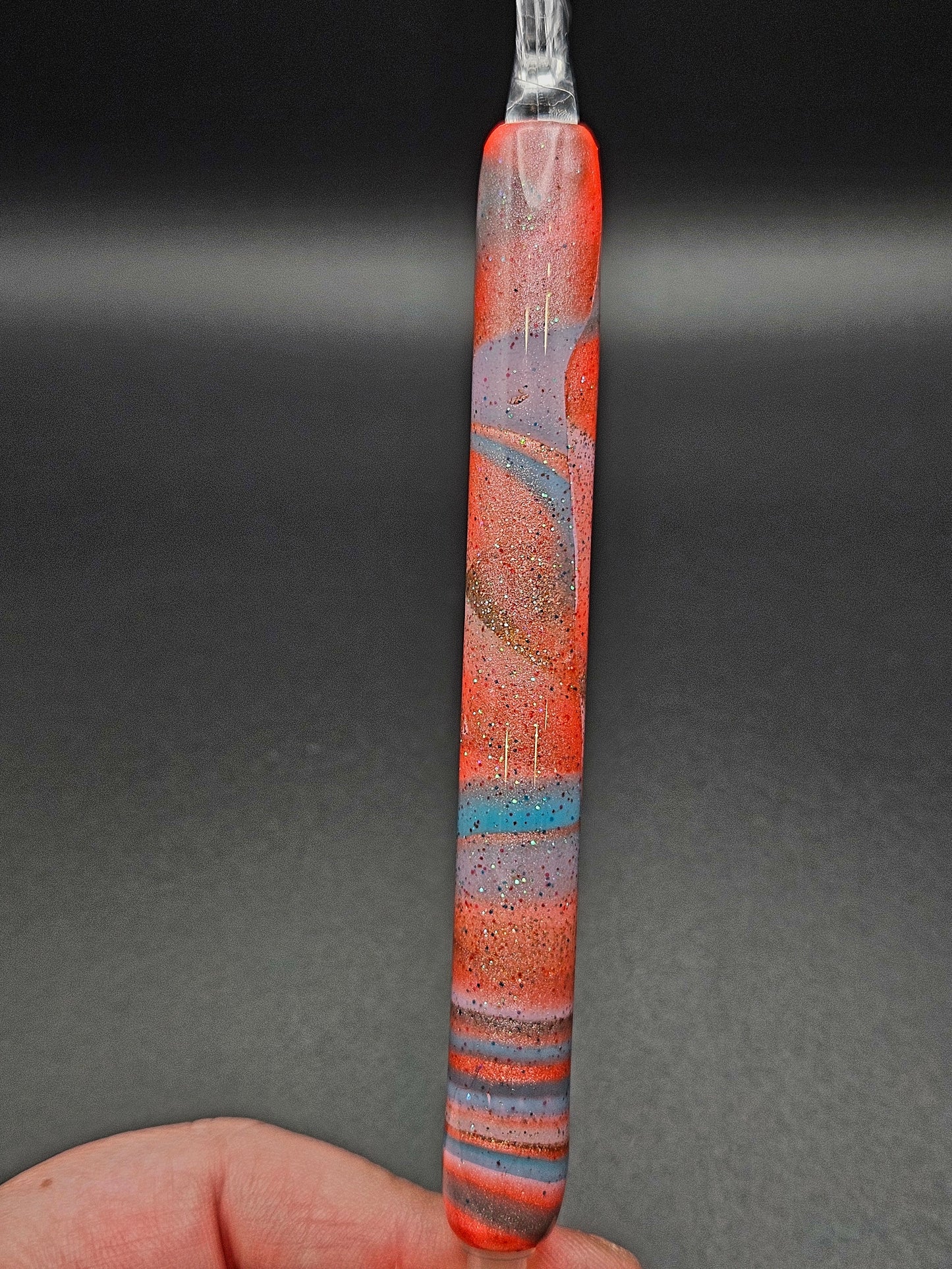 Red & Blue Marble Diamond Painting Pen